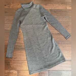 Theory Tajello Delfina Houndstooth Turtleneck Sweater Dress